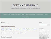 Tablet Screenshot of bettinadrummond.com